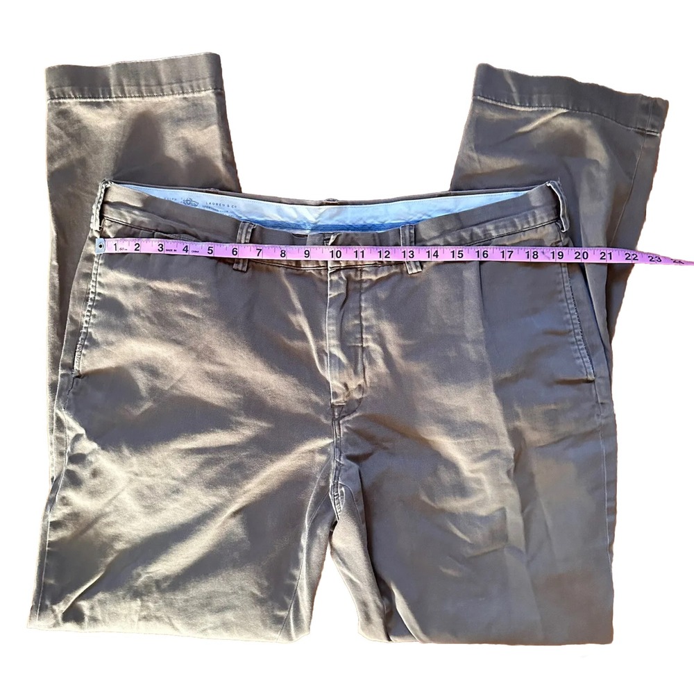 Polo Ralph Lauren Pants Men's‎ 38x34 Tan Classic Fit Pants Khaki Bedford Chino - Picture 9 of 15